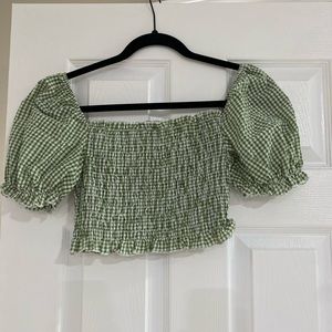 Shein puff sleeve top